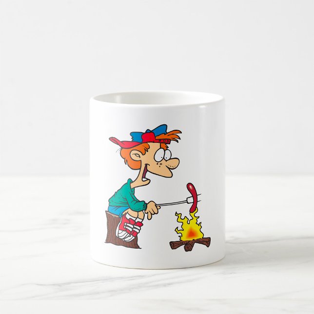 Matlagning På En Läggereld Kaffemugg (Skapare uppladdad)