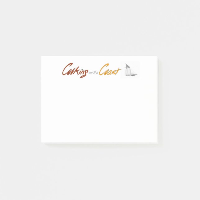 Matlagning på kusten | som Posta-Det noterar Post-it Block (Framsida)