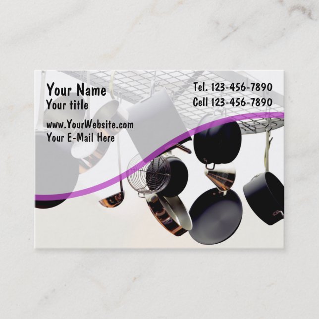 Matlagningaffär Cards_1a Visitkort (Framsida)