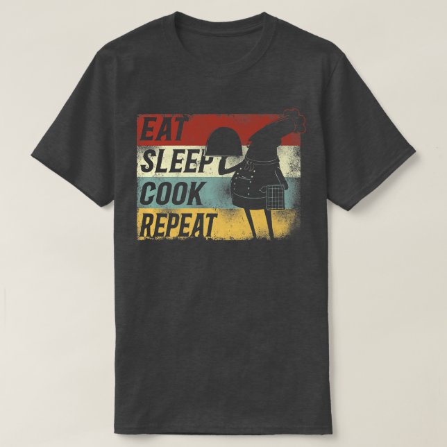matlagningskock för vintage kökskocka 143 t shirt (Design framsida)