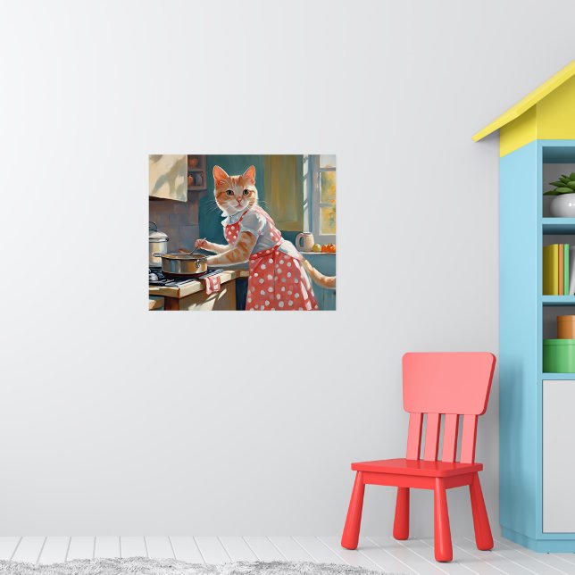 Matlagningsmiddag för hemmafru poster (Barnkammare 1)