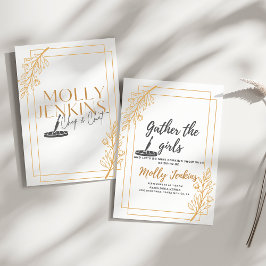 Matlagningstema Systerbrudsinbjudan Kort