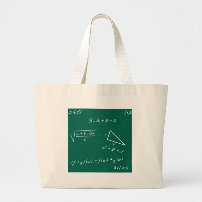 matlärare algebra geek jumbo tygkasse (Framsidan)