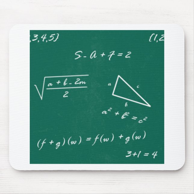 matlärare algebra geek musmatta (Framsidan)