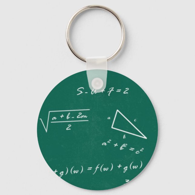 matlärare algebra geek nyckelring (Framsida)