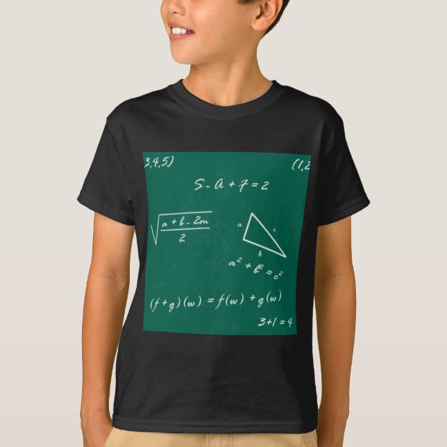 matlärare algebra geek tee shirt (Framsida)