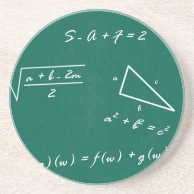 matlärare algebra geek underlägg (Framsidan)