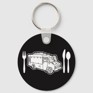 Matlastbilen pläterar & Utensils Nyckelring