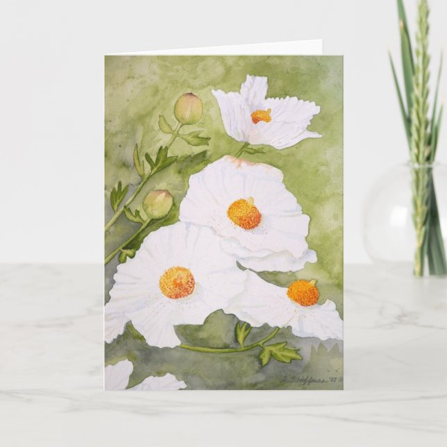 Matlilija Poppies I-kort Kort (Framsida)