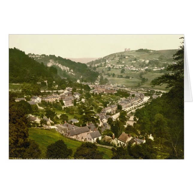Matlock Bath, Derbyshire, England Hälsningskort (Framsidan Horizontal)