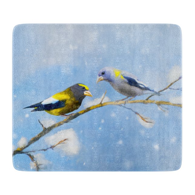 Matmålning av Grosbeak - Utmatning av originalkons (Framsidan)