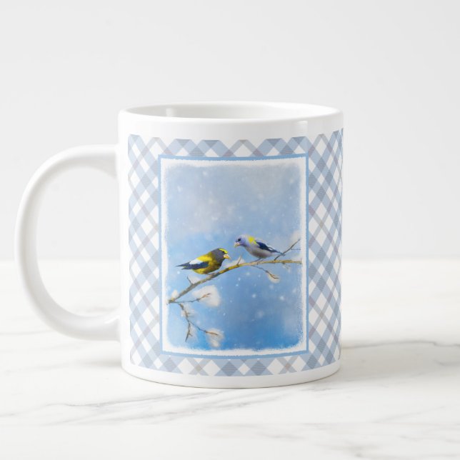 Matmålning av Grosbeak - Utmatning av originalkons Jumbo Mugg (Vänster)