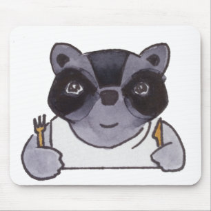 Matmatsmatsmidning Cute Raccoon Musmatta