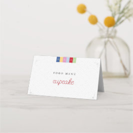 Matmenykort för koreanska oljankari placeringskort