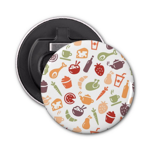 Matmönster 2 flasköppnare (Framsidan)