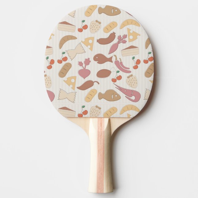 Matmönster 2 pingisracket (Framsidan)