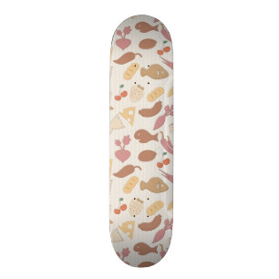 Matmönster 2 skateboard bräda 20 cm