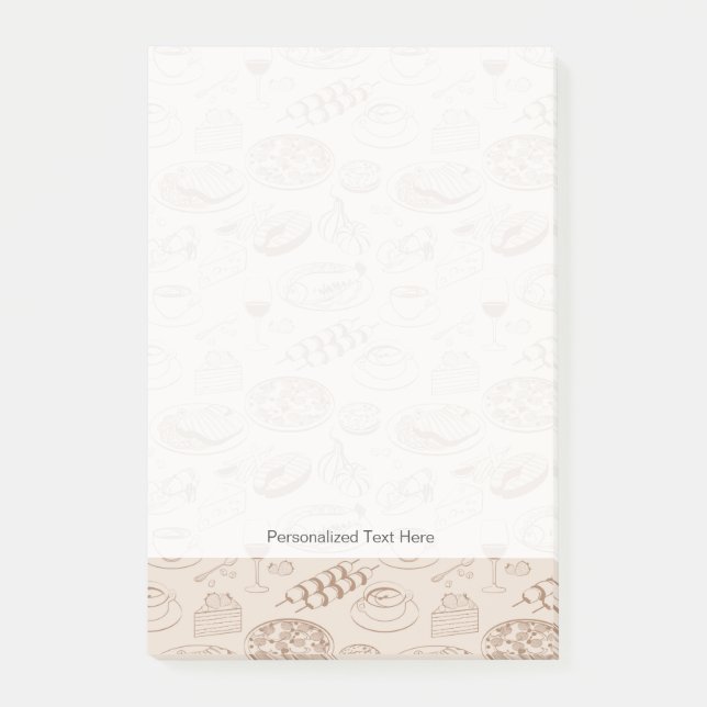 Matmönster 3 post-it block (Framsida)