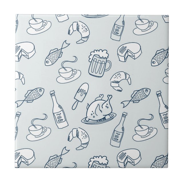 Matmönster Kakelplatta (Framsidan)