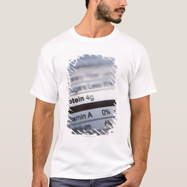 Matnäringetikett Tee (Framsida)