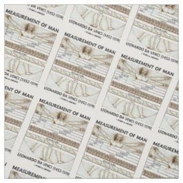 Mätning av den manVitruvian manen Da Vinci Tyg