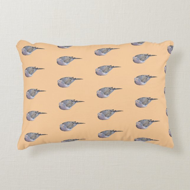 Matning Dove Photo Pillow Prydnadskudde (Framsidan)