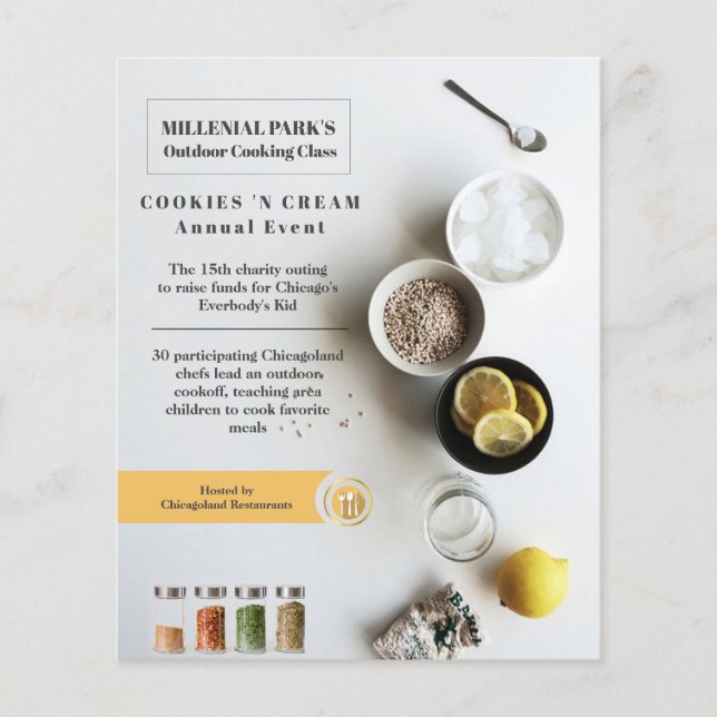 matningshändelselflygare flygblad (Framsidan)