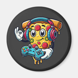 Matningsmagnet för spel i spelaren Pizza Video Magnet