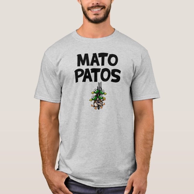 Mato Patos Logotyp T Shirt Anka Hunting (Framsida)