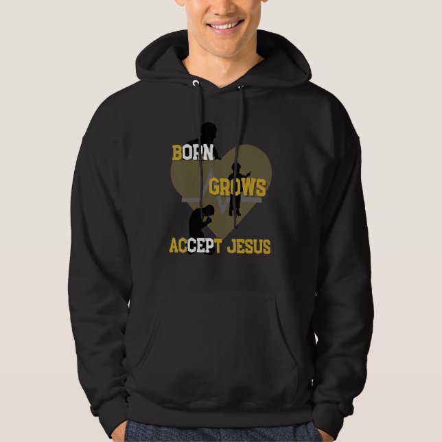 Matos försäljningsorder con versículos bíblicos so hoodie (Framsida)
