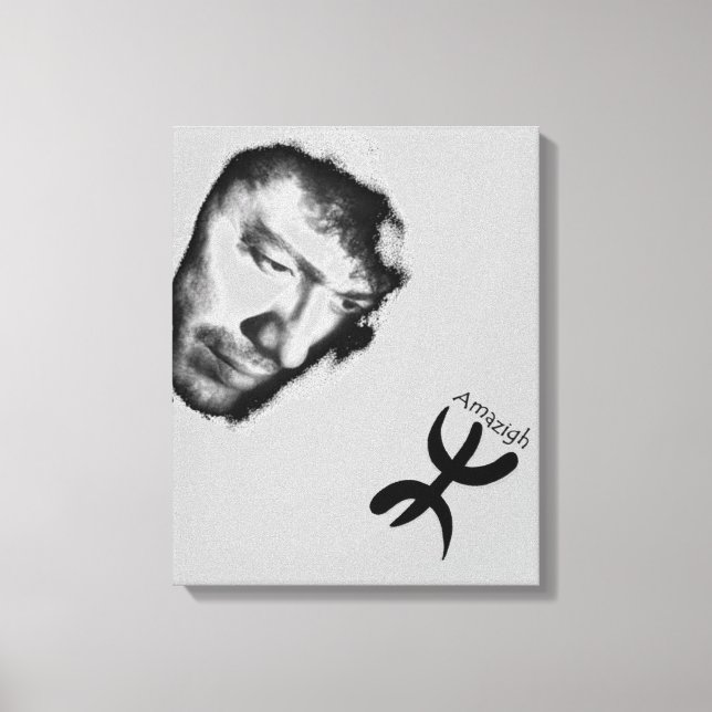 Matoub Lounès Canvastryck (Framsida)