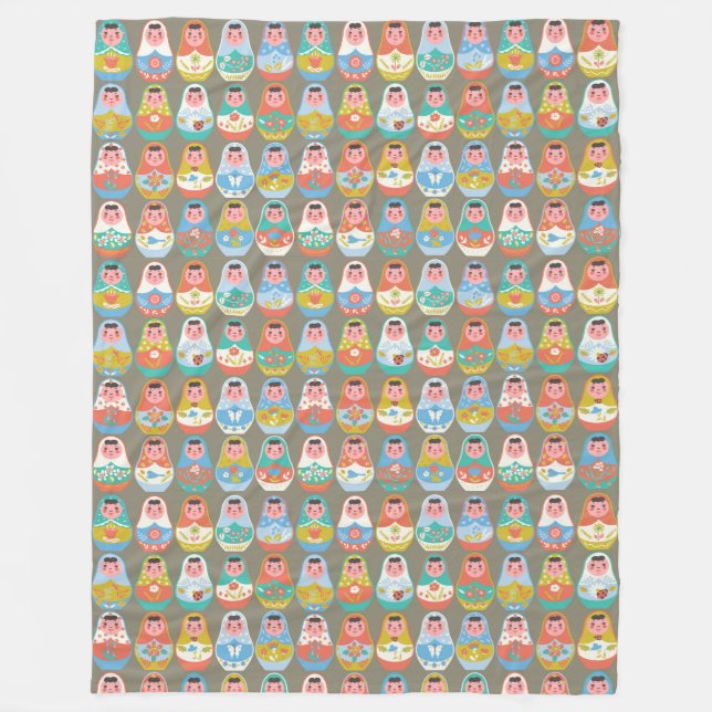 Matreshka Fleece Blanket (Framsidan)
