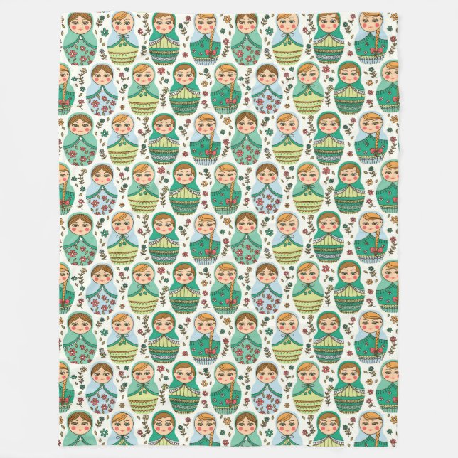 Matreshka Fleece Blanket (Framsidan)