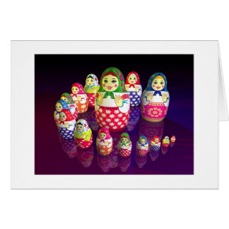 Matreshka Hälsningskort