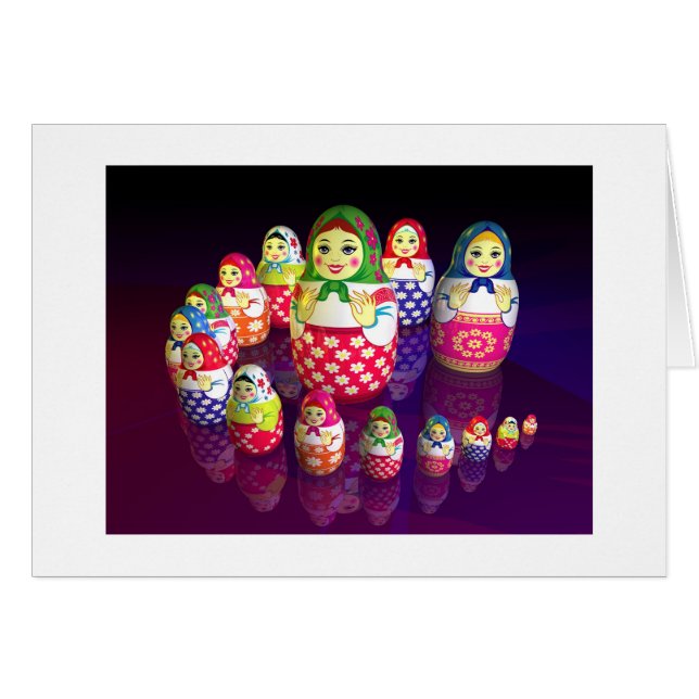 Matreshka Hälsningskort (Framsidan Horizontal)
