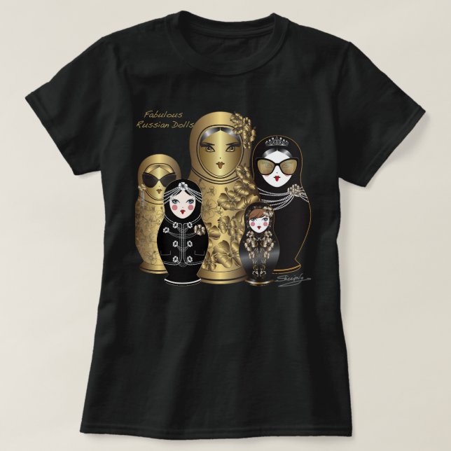Matreshka  Matroshka  ????????  Matryoshka Classic T Shirt (Design framsida)