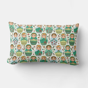 Matreshka Mönster Lumbar Pillow Lumbarkudde