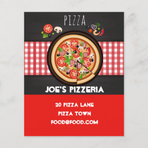 Matrestaurangen Pizzeria Pizza Flygblad