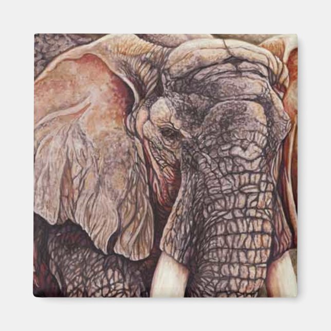 Matriarch - African Elephant Magnet (Framsidan)