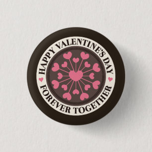 Matris av Hearts Forever Together Valentine Knapp