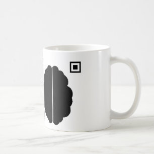 Matris för hjärndata kaffemugg