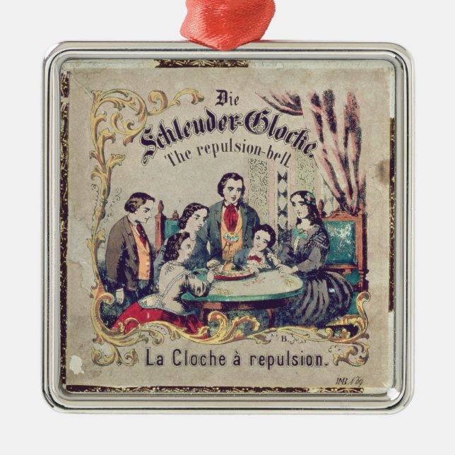Matris Schleuder Glocke - avskyn sätta en klocka Julgransprydnad Metall (Framsidan)