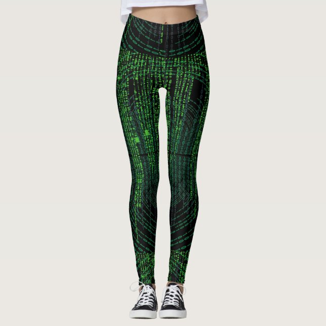 Matrisbinärkod Leggings (Framsida)