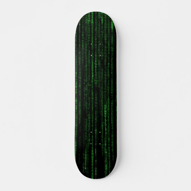 Matrisen kodifierar skateboard bräda 20,5 cm (Framsida)