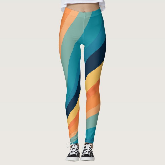 Matriser från Retro sol Leggings (Framsida)