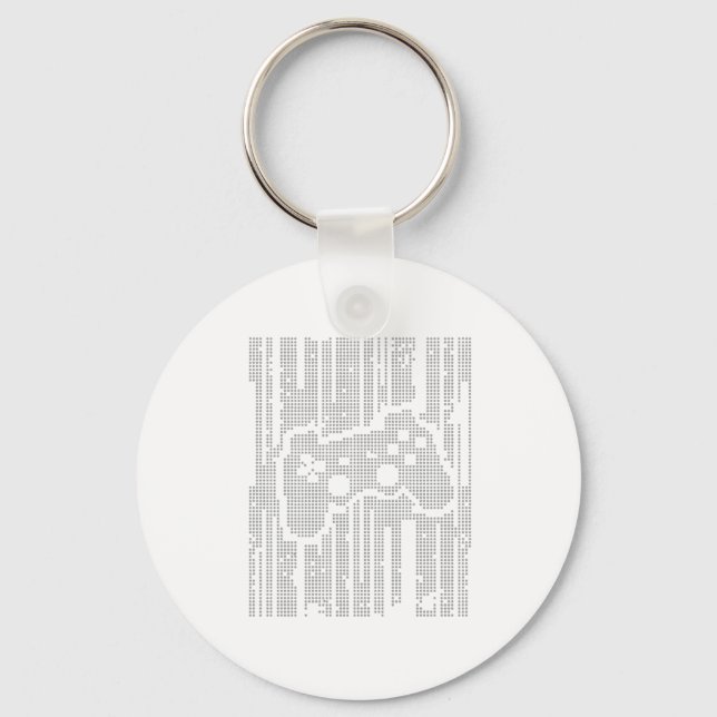 Matrisfack - Spelspel för spelkontroll Nyckelring (Framsida)