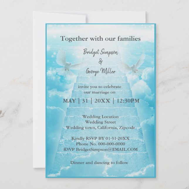 Matrisinbjudan till modern heliga i himmelridån (Framsida)