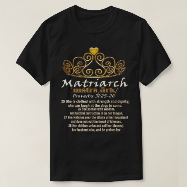 Matrisskript 31 Bibelskript T Shirt (Design framsida)