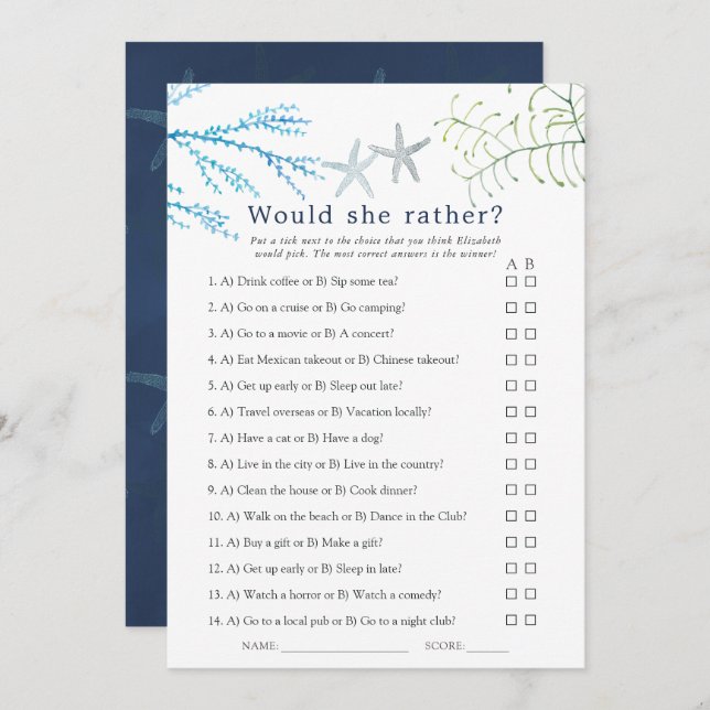 Matrisspel för Möhippa med vattenfärgsfärg i Sjögr (Fram/baksida)