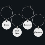 Matrisuppsättning för Groom Bröllop-vin Berlock Vinglas<br><div class="desc">Groom Bröllop Wine Charm Set är underbar för mottagning,  reklampartier osv. Fler "marskalkar"-scheman finns i Marskalkarna Wine Charm Set.</div>